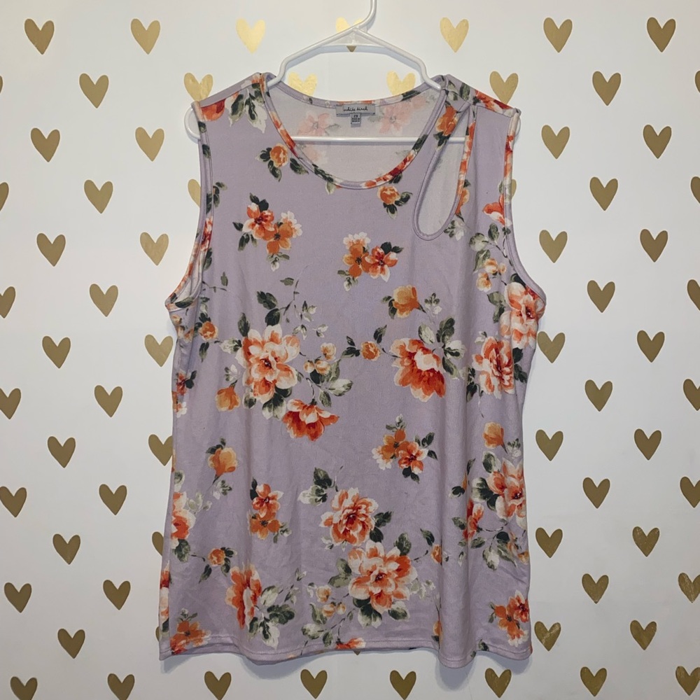 White Birch tank blouse